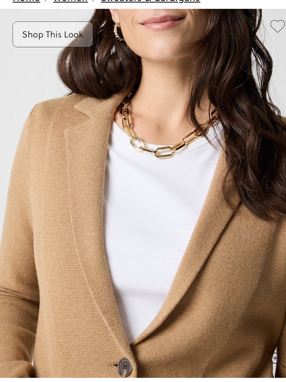J. Crew NWT❗️School Boy Camel Button Knit Blazer Jacket - Picture 7 of 10